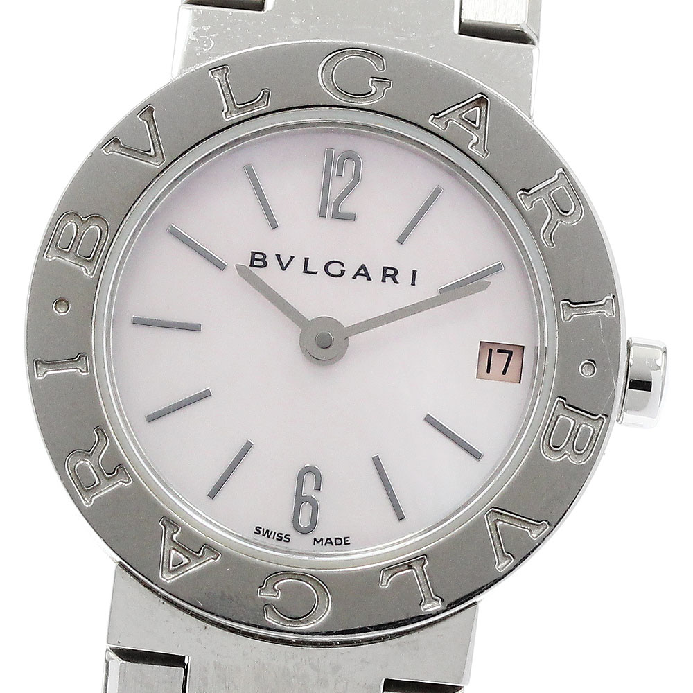 ブルガリ BVLGARI BB23SS ブルガリブルガリ デイト クォーツ レディース 保証書付き_931886【中古】