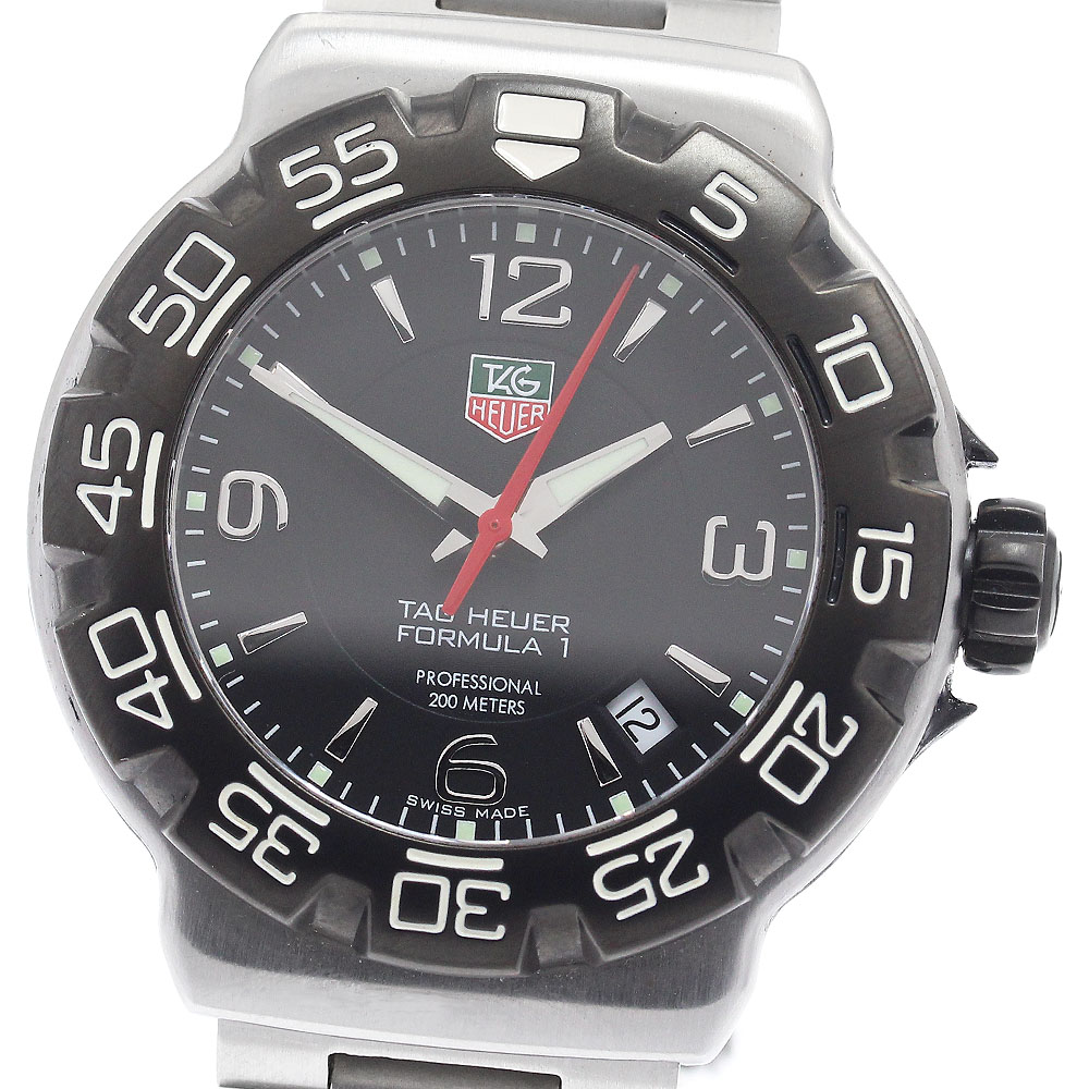訳あり タグホイヤー TAG HEUER WAC1110-0 フォーミュラ1 デイト クォーツ メンズ _930265【中古】 52,668円