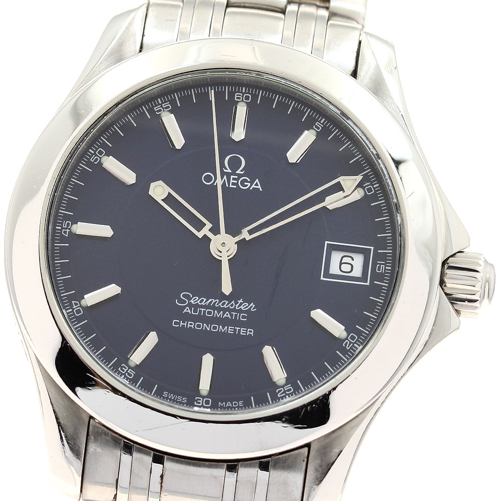 オメガ　シーマスター限定ジャックマイヨールモデル2001 オメガ シーマスター クロノメーター ジャックマイヨール 限定2001年