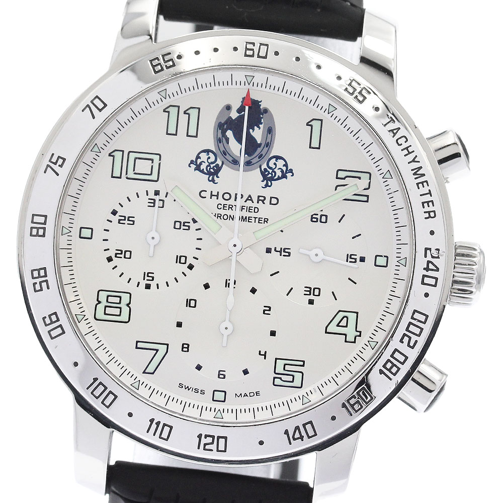 ショパール Chopard 8920 ミッレミリア クロノグラフ 自動小銃一巻き メンズ _930217【中古】