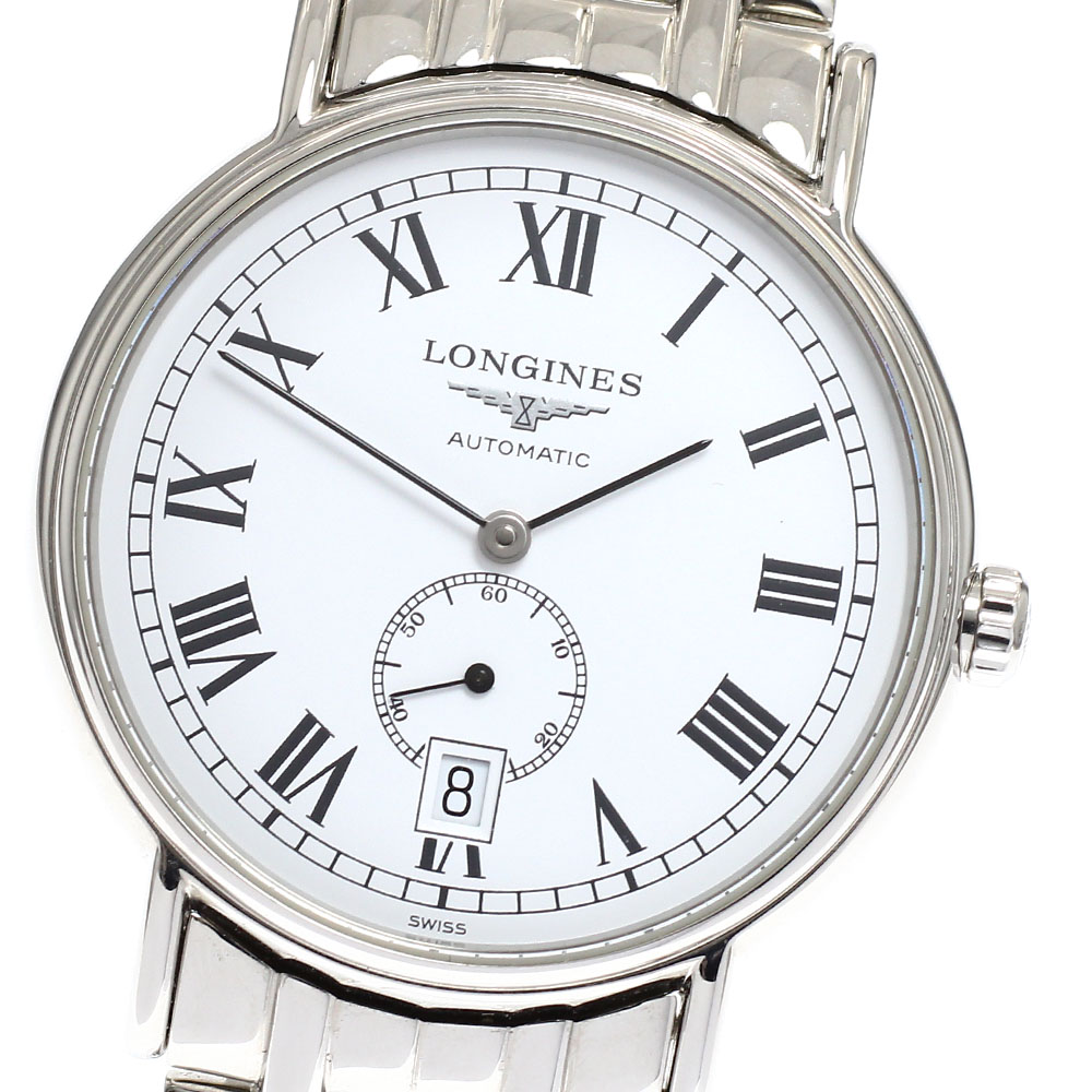 ロンジン LONGINES L4.805.4 プレゼンス デイト 自動小銃一巻き メンズ 良品 _931017【電子ボルト15】【中古】