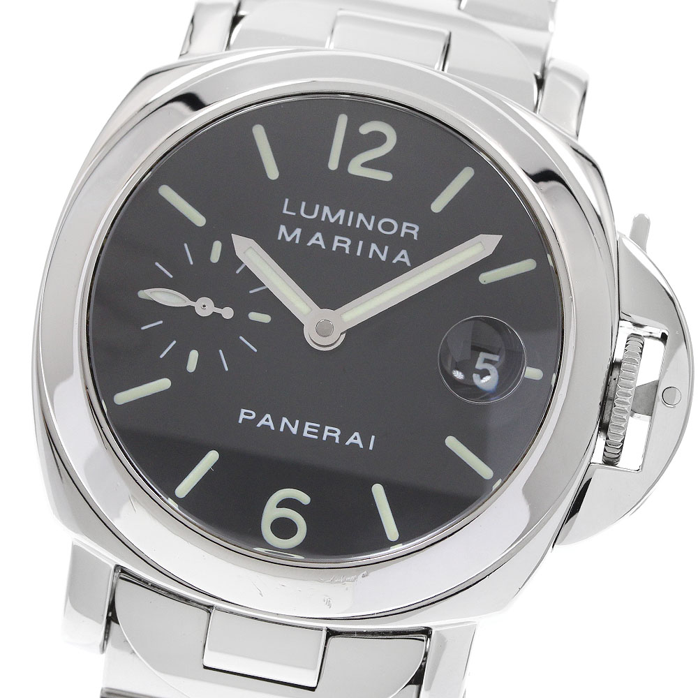 パネライ PANERAI PAM00050 ルミノールマリーナ スモールセコンド デイト 自動巻き メンズ _913773【中古】