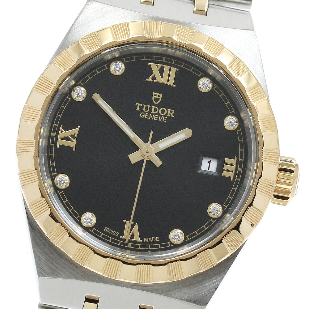 チュードル TUDOR 28303 ロイヤル デイト 8Pダイヤ 自動巻き レディース 良品 _930976【中古】 185,900円