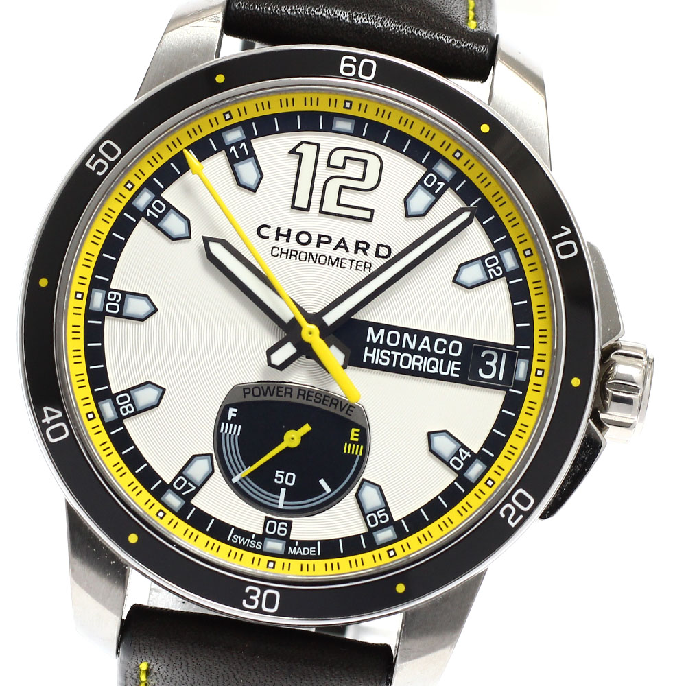 ショパール Chopard 168569-3001 グランプリ モナコ ヒストリック パワーコントロール クロノメーター 自動巻き メンズ 保証書付き_931802【中古】
