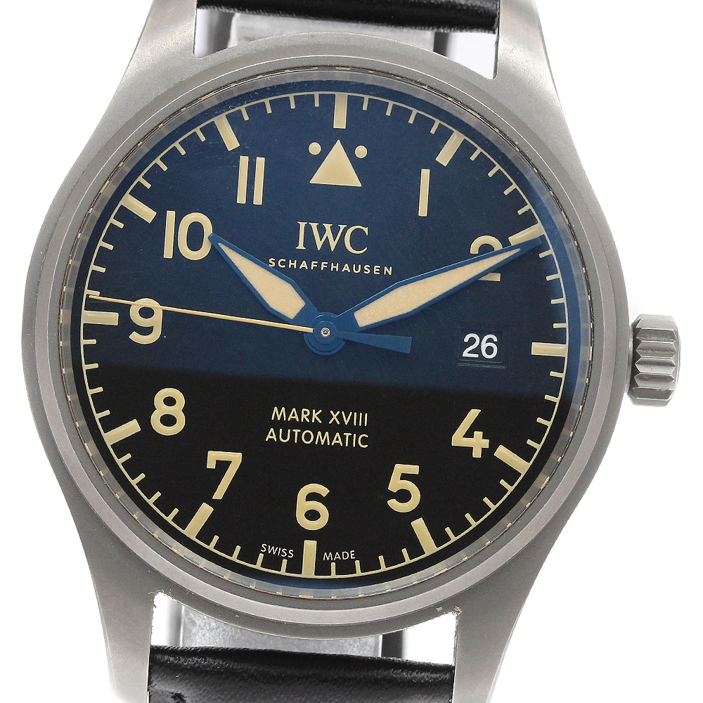 IWC SCHAFFHAUSEN IW327006 パイロット・ウォッチ・マーク XV2I ヘリテージ デイト 自動巻き メンズ 保証書付き_933127【中古】