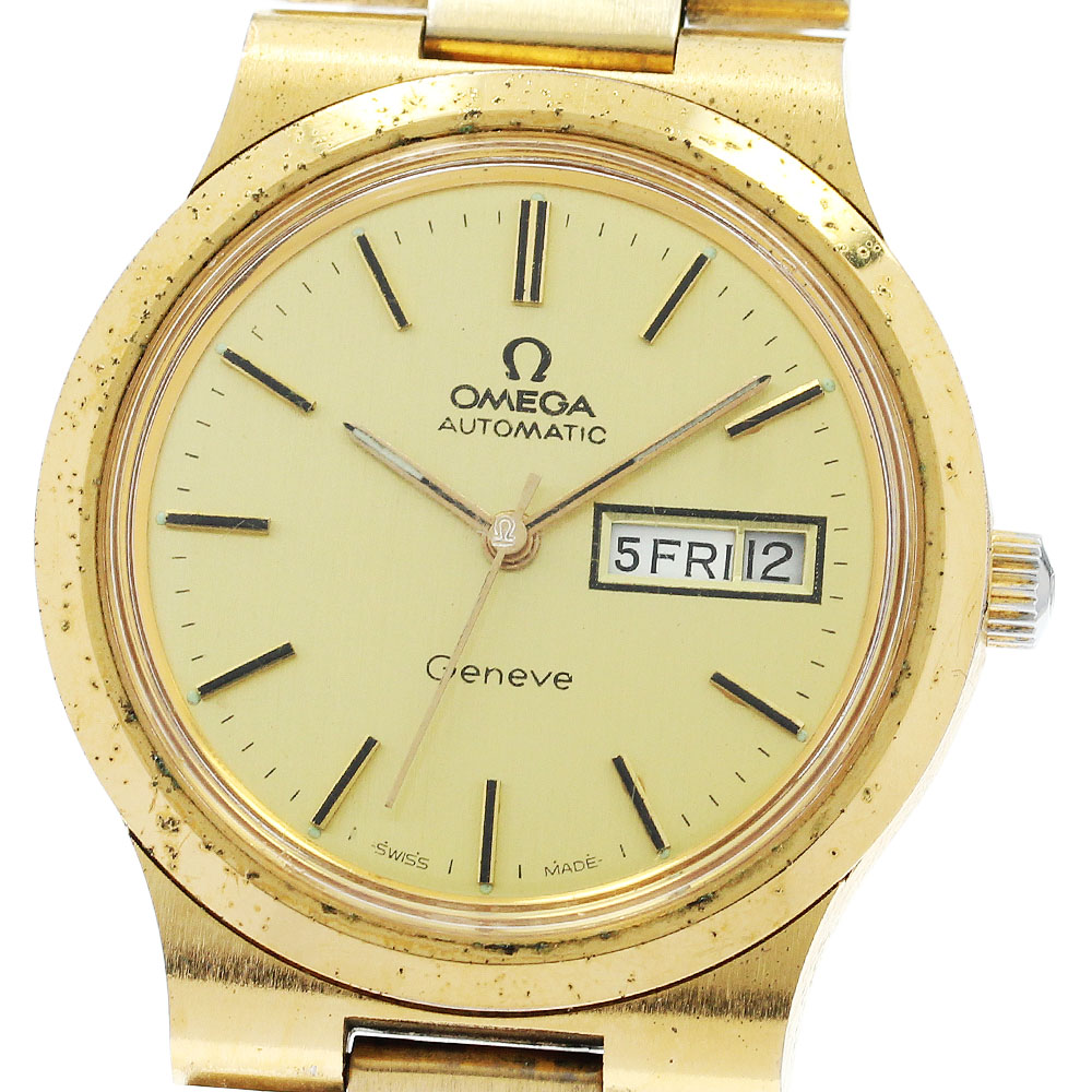 楽天市場】オメガ OMEGA ジュネーブ スクエア デイト 自動巻き メンズ
