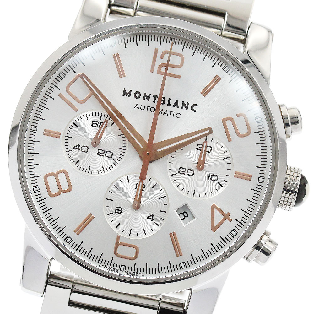 モンブラン MONTBLANC 7069 タイムウォーカー クロノグラフ デイト 自動巻き メンズ _933627【中古】