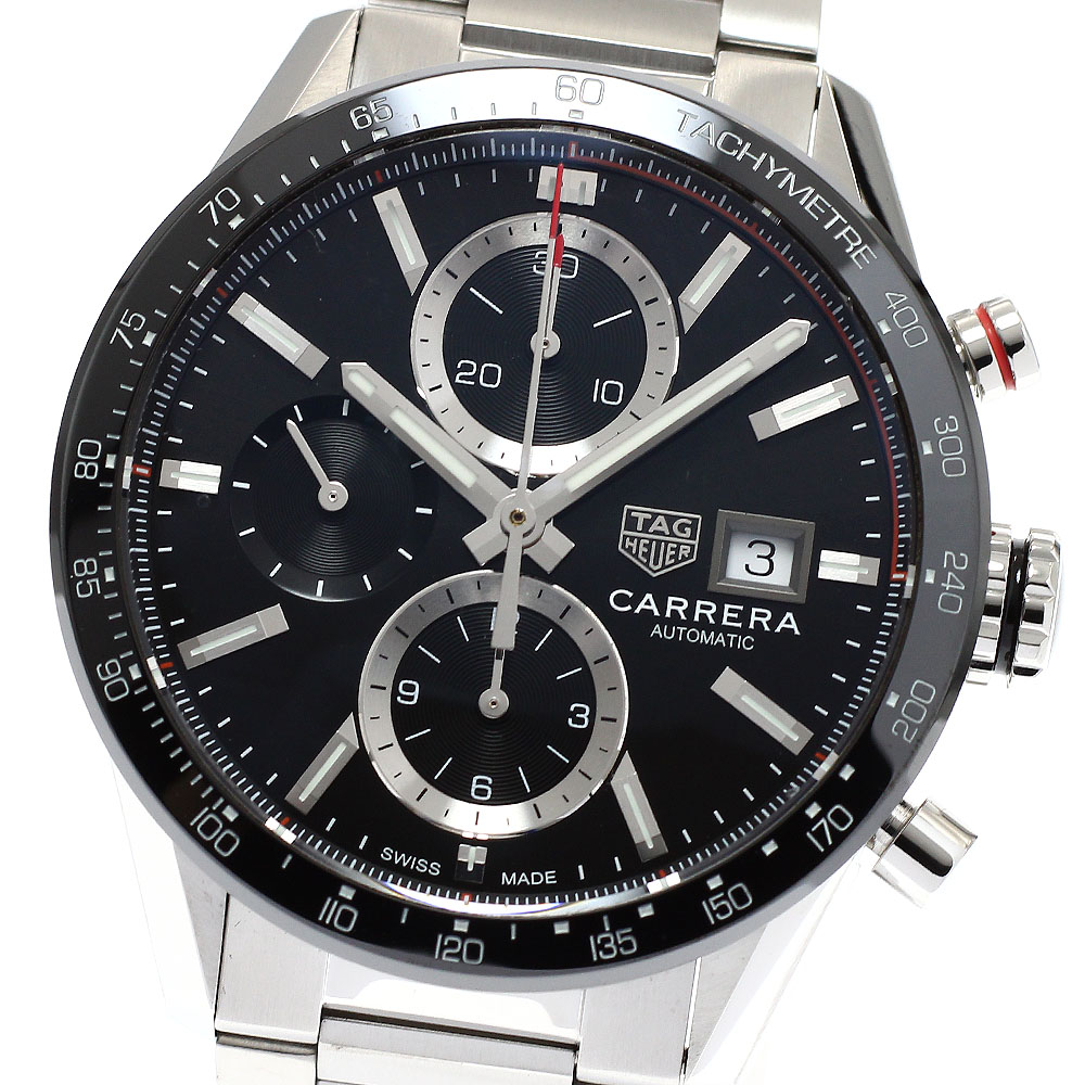 タグホイヤー TAG HEUER CBM2110.BA0651 カレラ キャリバー16 クロノグラフ デイト 自動小銃一巻き メンズ 良品 御墨付き付き添い人_920805【中古】