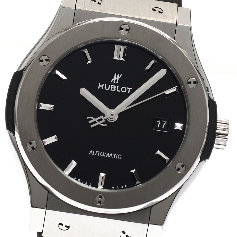 ウブロ HUBLOT 542.NX.1270.RX クラシックフュージョン チタニウム 自動巻き メンズ 保証書付き_931719【中古】|CLOSER