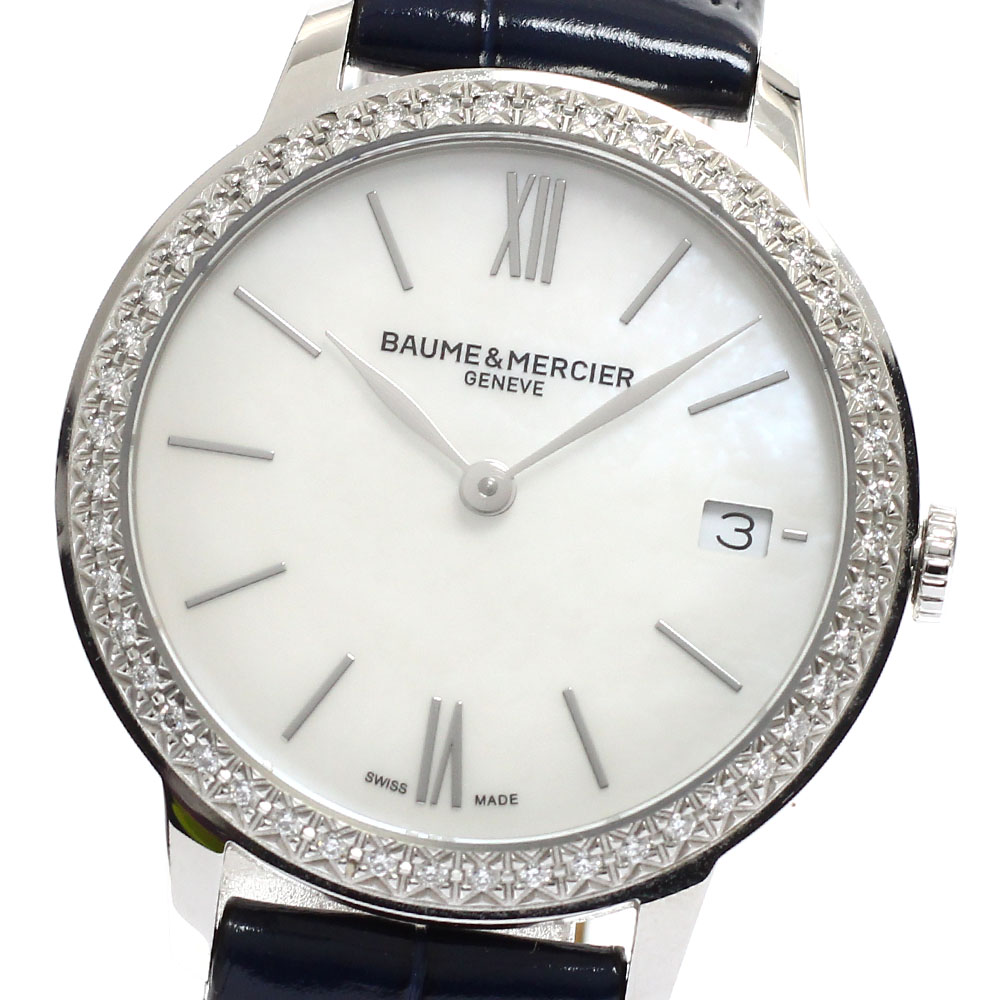 楽天市場】電池交換済 BAUME＆MERCIER ボーム&メルシェ マリブ ダイヤ