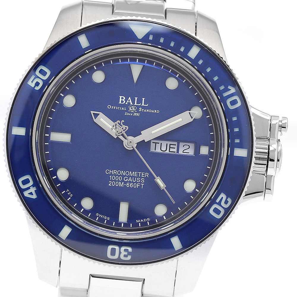 ボールウォッチ BALLWATCH DM2218B-S1CJ-BE 科学技術者 ハイドロ炭素 一風変わった 自動小銃一巻き メンズ 未当て嵌める品 御墨付き付き添い人_935393【電子ボルト15】【中古】