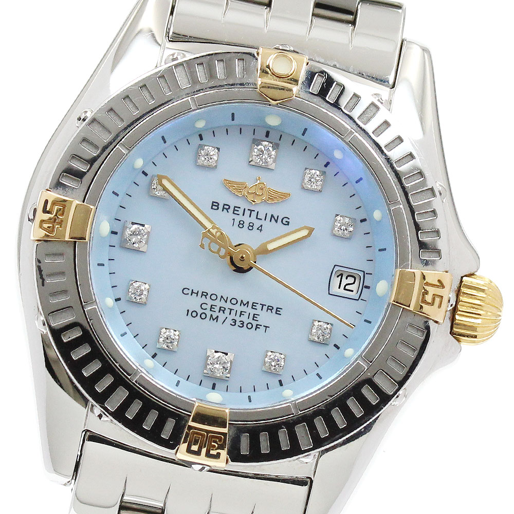 ブライトリング BREITLING W72348 ギャラクティック29 スリーク 8Pダイヤ クォーツ レディース 保証書付き_896397 楽天市場】ブライトリング BREITLING W72348 ギャラクティック29 8P