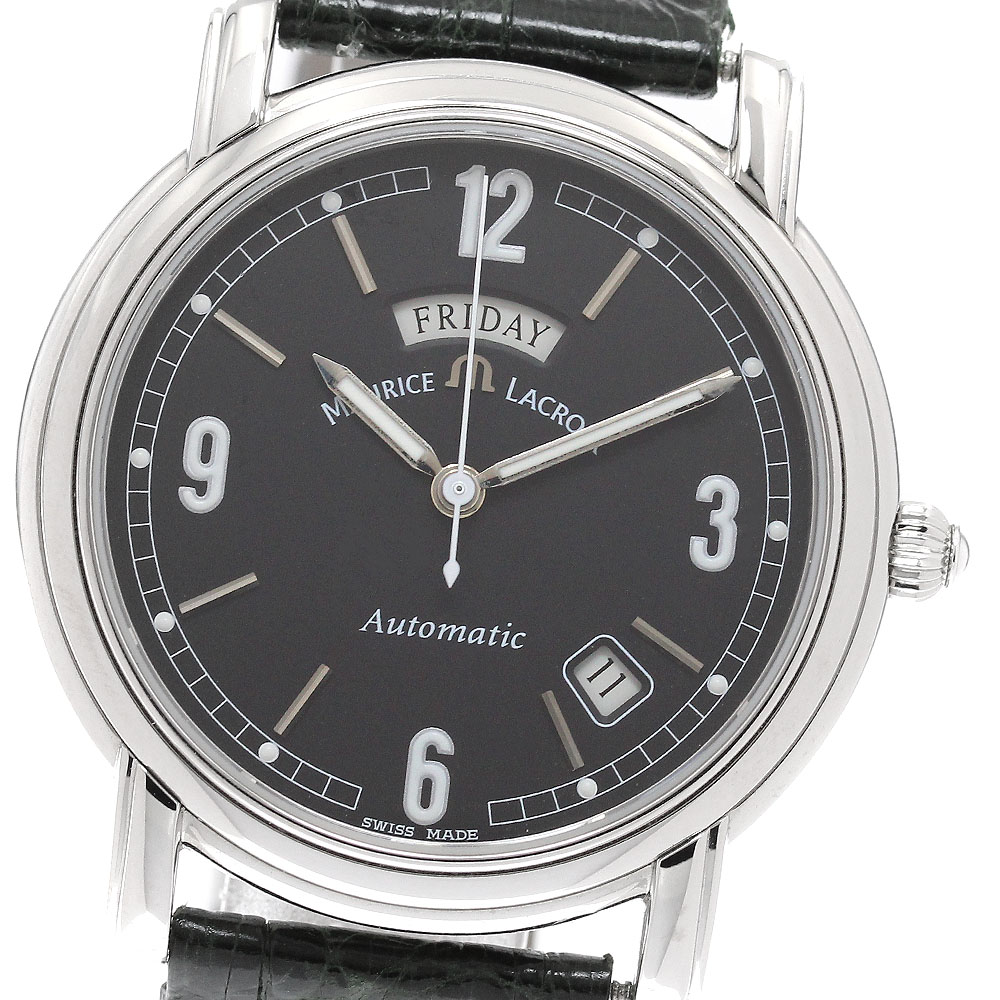 モーリスラクロア MAURICE LACROIX PT6027 ポントス デイデイト 自動巻き メンズ _935663【中古】