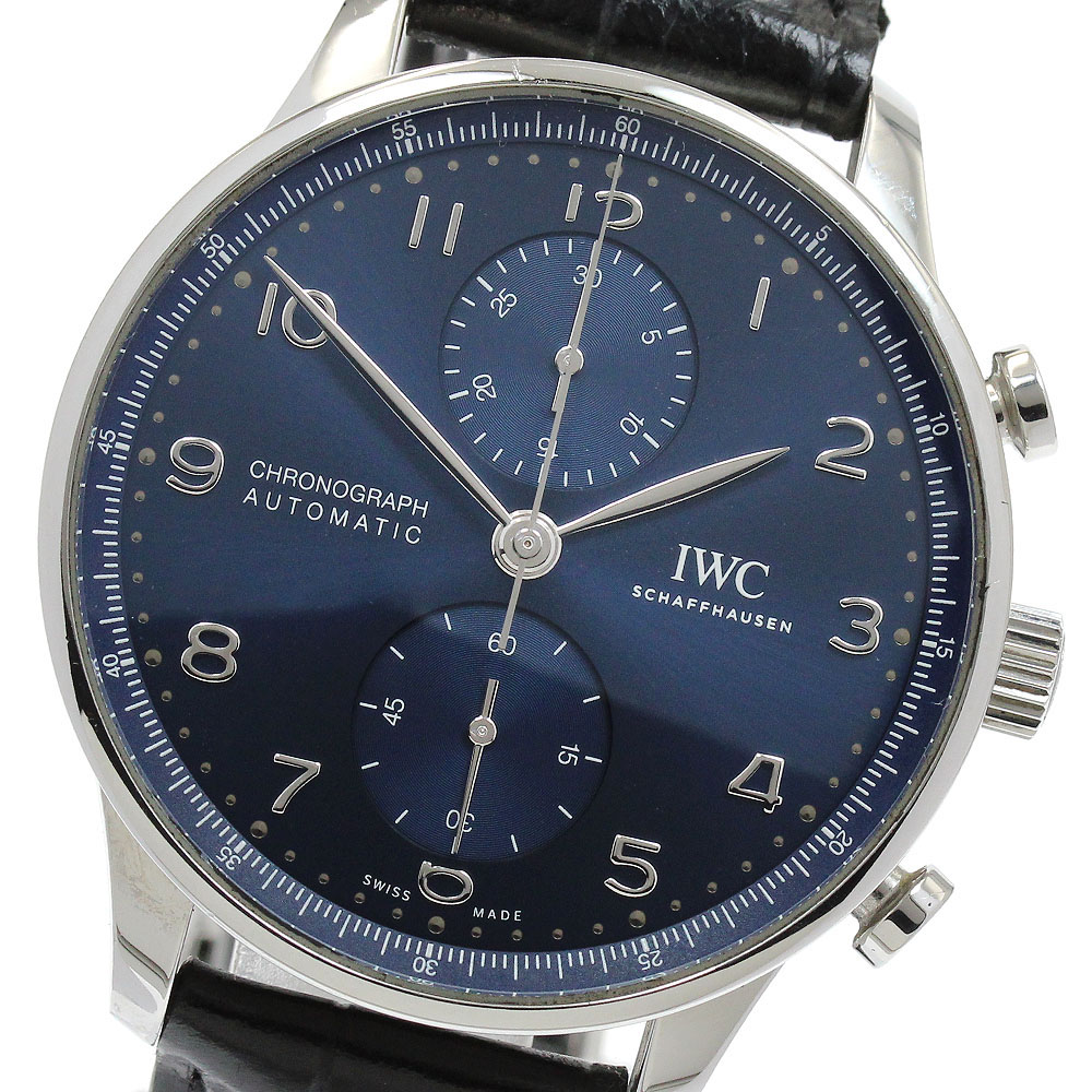 IWC IWC SCHAFFHAUSEN IW371606 ポルトギーゼ クロノグラフ 自動巻き メンズ 保証書付き_932011【中古】|CLOSER
