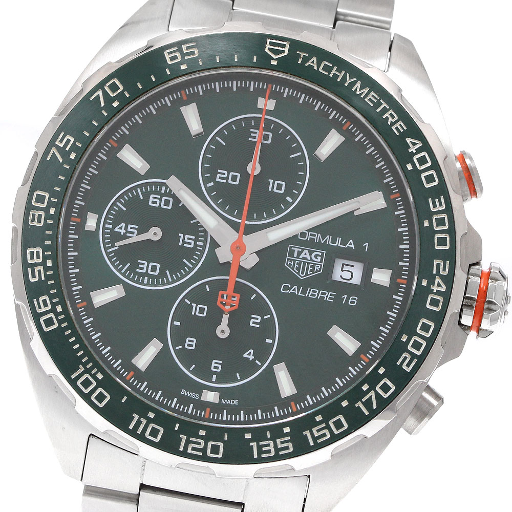 タグホイヤー TAG HEUER CAZ201H フォーミュラ1 キャリバー16 クロノグラフ 自動巻き メンズ 良品 保証書付き_933087【中古】