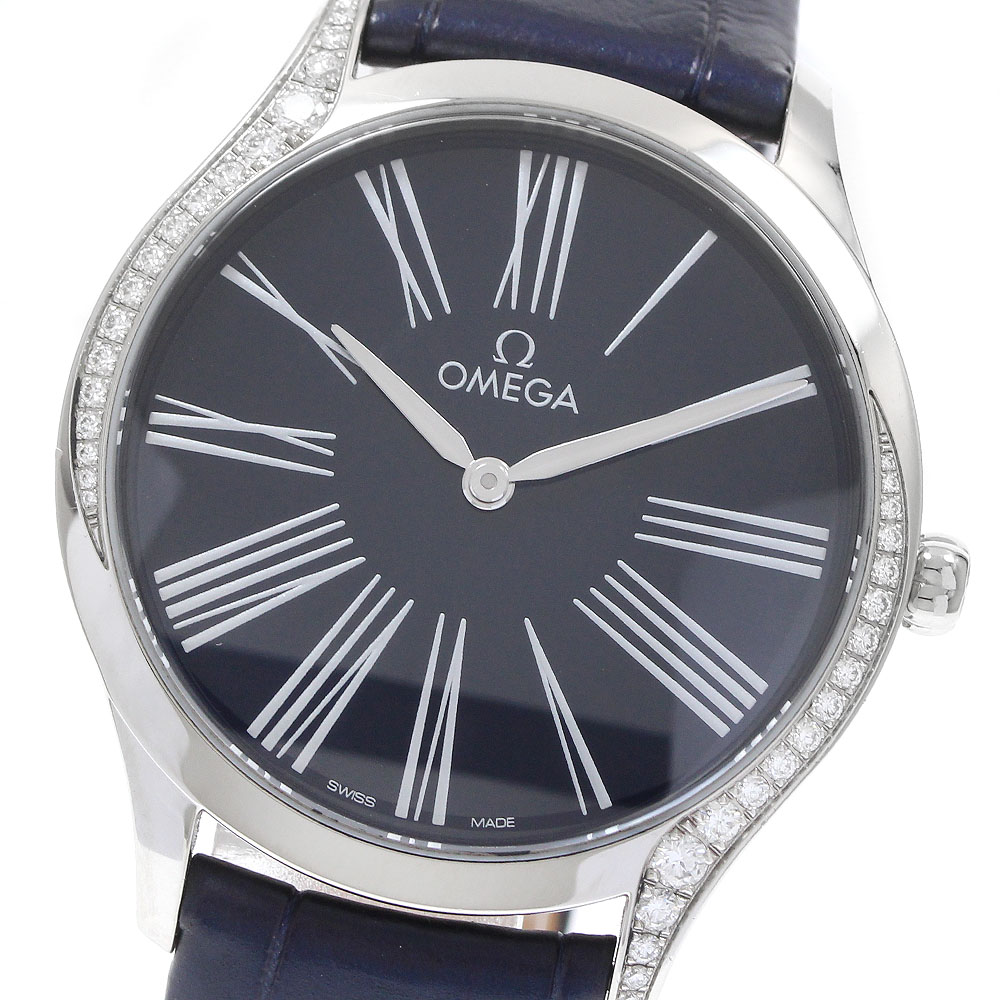 オメガ OMEGA 428.18.36.60.03.001 デビル トレゾア ダイヤベゼル クォーツ レディース _934147【中古】｜CLOSER 114,400円