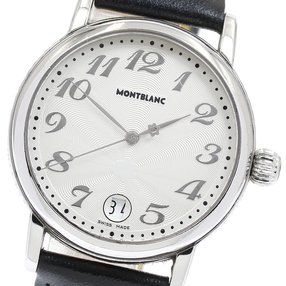 モンブラン MONTBLANC 7042 マイスターシュティック デイト クォーツ メンズ _933955【中古】