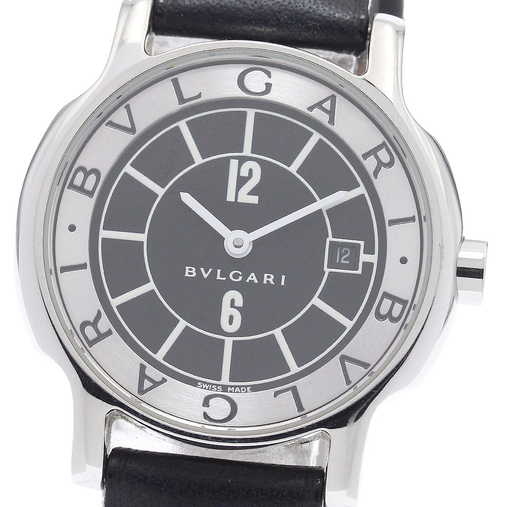 ブルガリ BVLGARI ST29S ソロテンポ デイト クォーツ レディース _935875【中古】