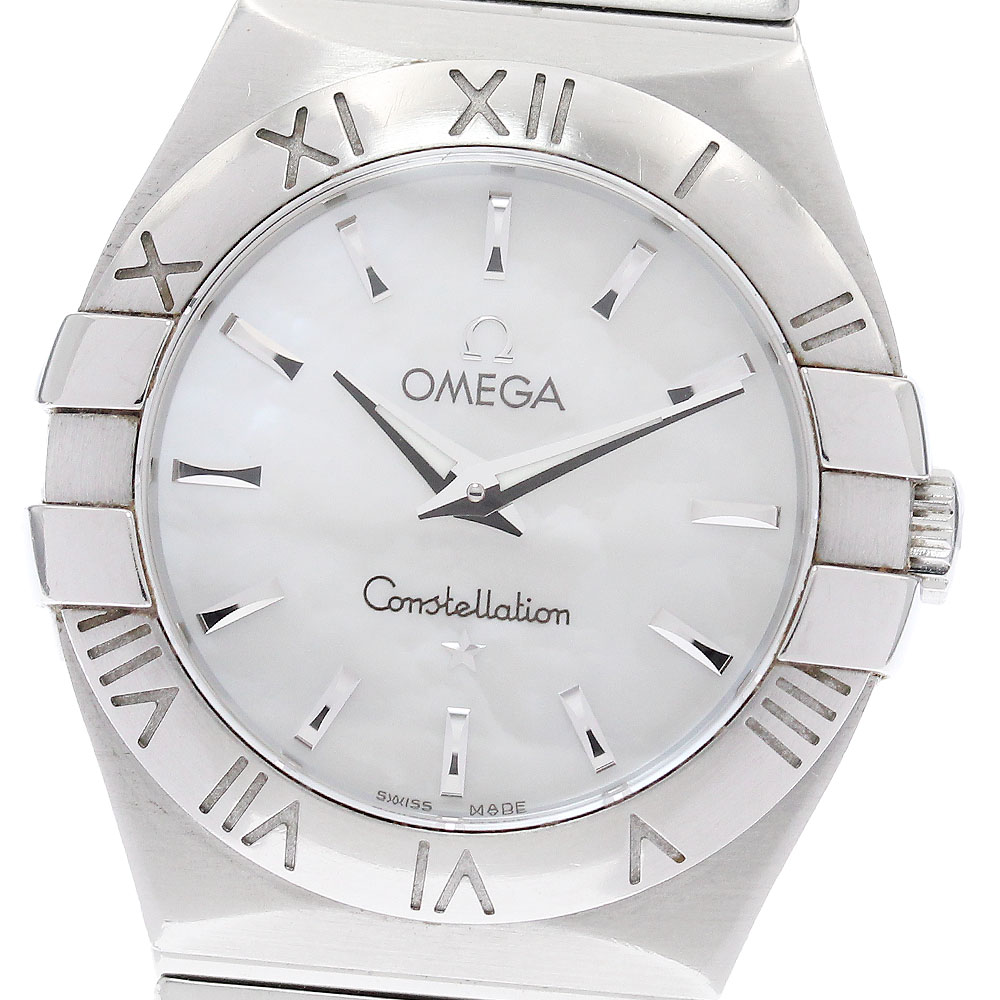 オメガ OMEGA 123.10.27.60.05.001 コンステレーション ブラッシュ クォーツ レディース _935916【中古】