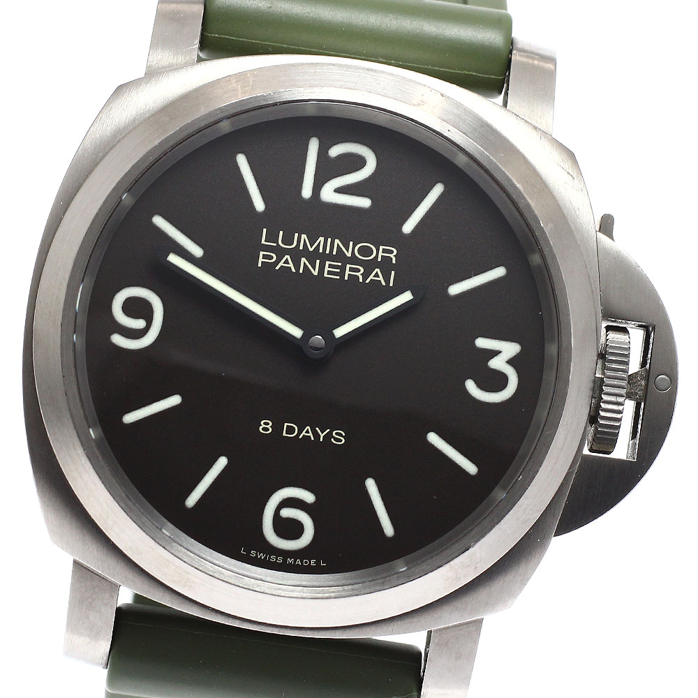 パネライ PANERAI PAM00562 ルミノール ベース 8デイズ 手巻き メンズ _935708【中古】