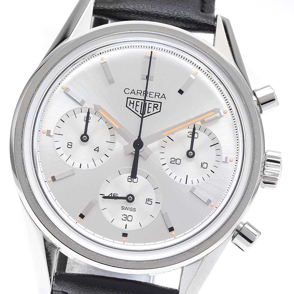 タグホイヤー TAG HEUER CBK221B.FC6479 カレラ 160周年記念 クロノグラフ リミテッドエディション 自動巻き メンズ 箱・保証書付き_936094【中古】