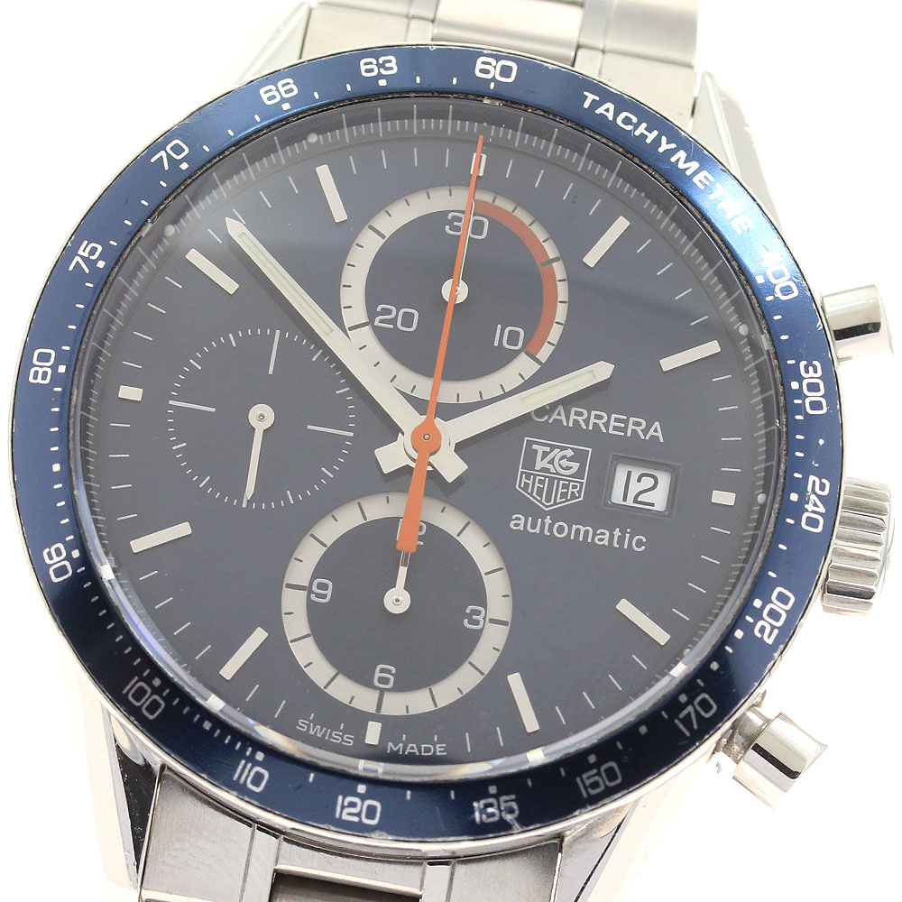タグホイヤー TAG HEUER CV2015-3 カレラ クロノグラフ 自動巻き メンズ _935486【中古】|CLOSER