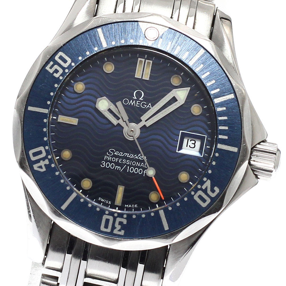 オメガ OMEGA 2583.80 シーマスター300 デイト クォーツ レディース _935689【中古】｜CLOSER
