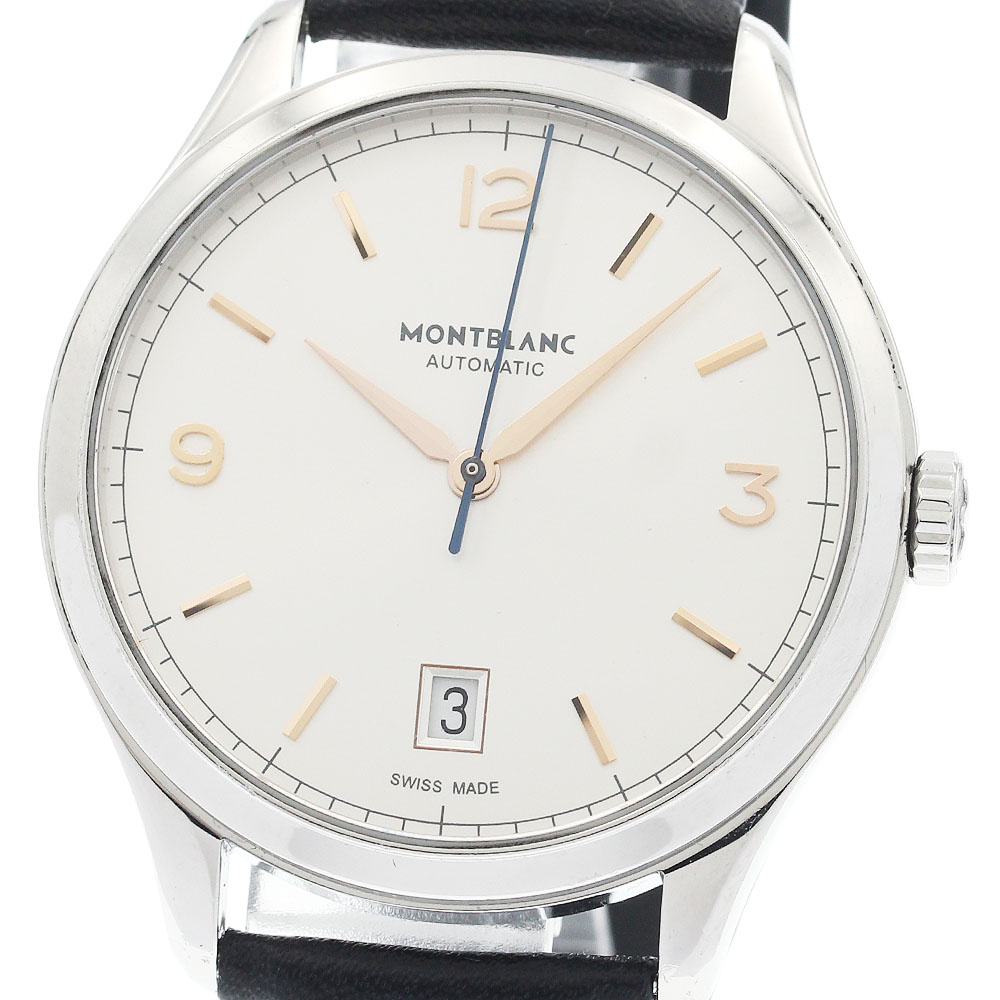モンブラン MONTBLANC 112520 ヘリテージ クロノメトリー デイト 自動巻き メンズ _934300【中古】