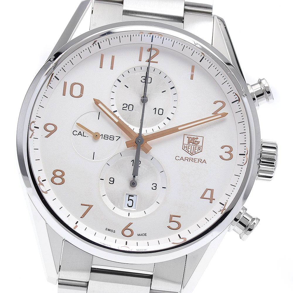 タグホイヤー TAG HEUER CAR2012-4 カレラ キャリバー1887 自動小銃一巻き メンズ 良品 御墨付き付き添い人_935274【中古】