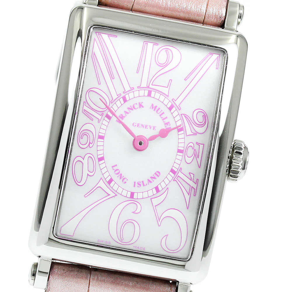 簡明直截レギオモンタヌス FRANCK MULLER 902QZJA ロングアイランド 石英 レディース _934700【電子ボルト10】【中古】