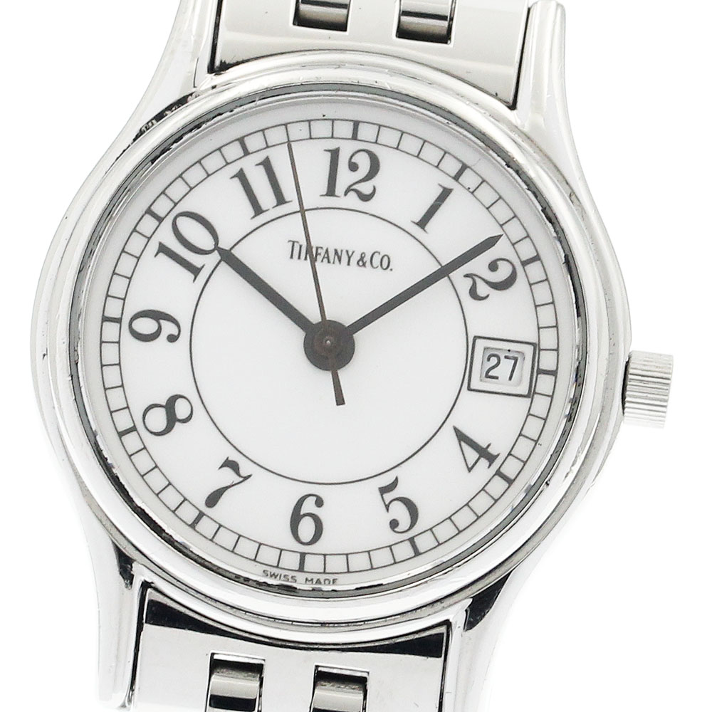 ティファニー TIFFANY&Co. クラシック デイト クォーツ レディース _935076【中古】
