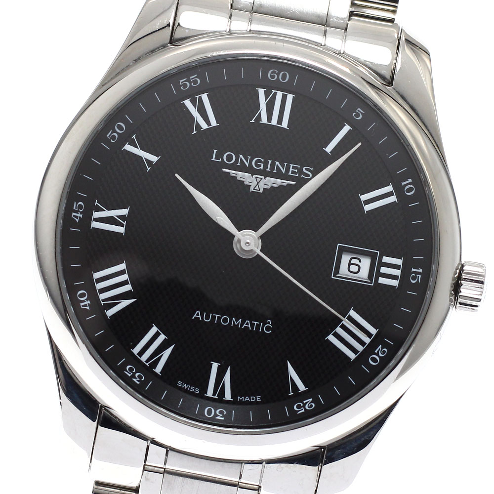 ロンジン LONGINES L2.793.4 マスターコレクション デイト 自動巻き メンズ 保証書付き_935932【中古】