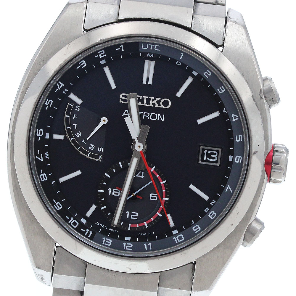 セイコー SEIKO SBXY017/8B63-0BA0 アストロン デイデイト ソーラー電波 メンズ 箱・保証書付き_936251【ev10】【中古】｜CLOSER