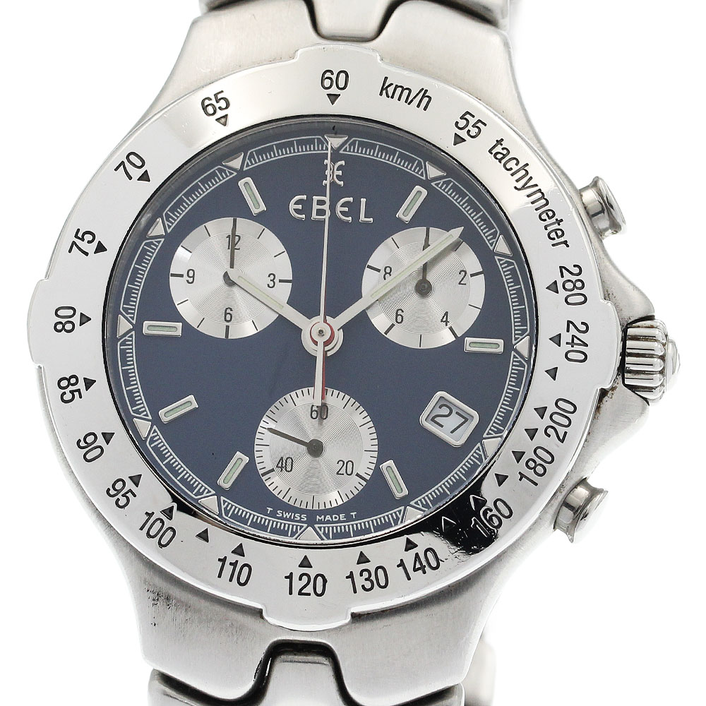 【楽天市場】エベル EBEL E9251641 スポーツウェーブ クロノグラフ クォーツ メンズ _936784【中古】：CLOSER