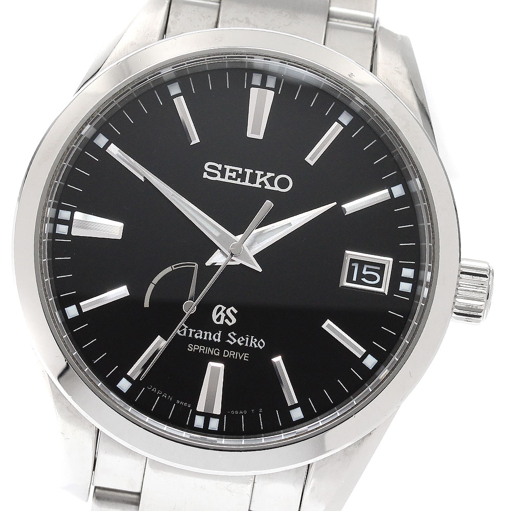 セイコー SEIKO SBGA101/9R65-0BM0 グランドセイコー パワーリザーブ デイト スプリングドライブ メンズ 良品 内箱付き_932479【中古】 180,400円