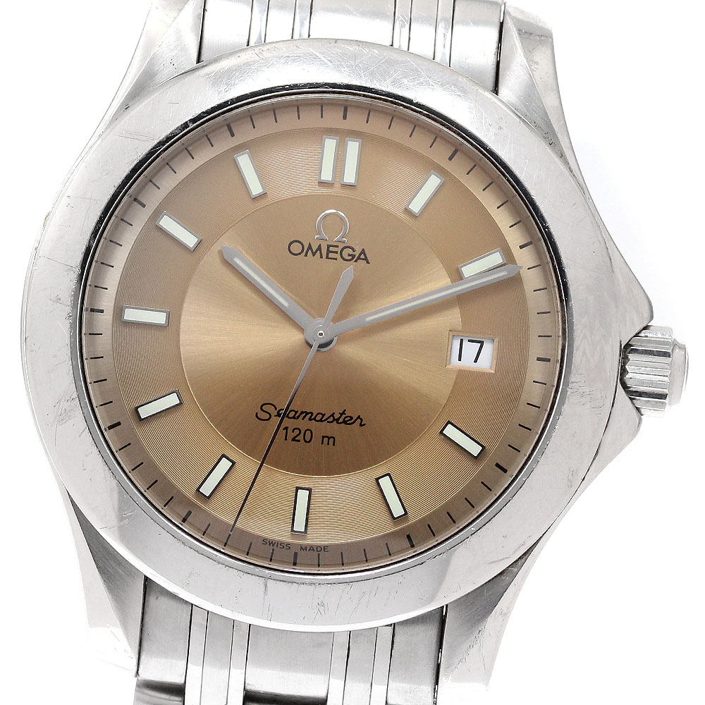 オメガ OMEGA 2511.62 シーマスター120 デイト クォーツ メンズ _936411【中古】