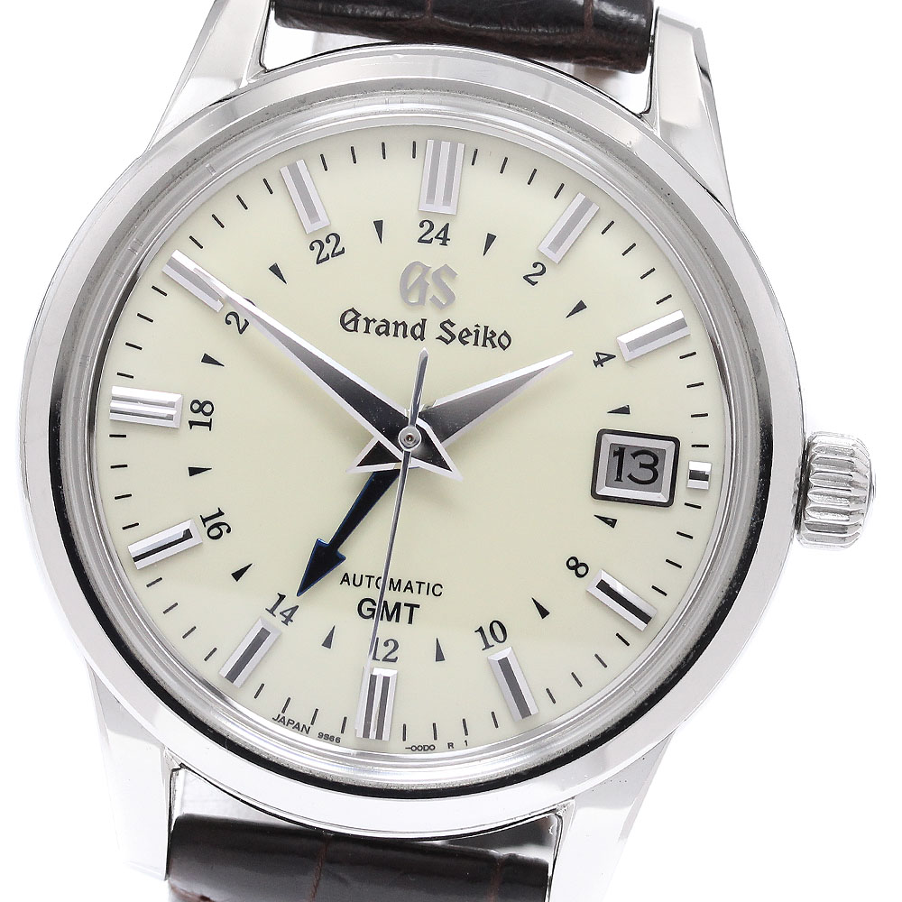 セイコー SEIKO SBGM221/9S66-00A0 グランドセイコー メカニカル GMT 自動巻き メンズ 箱・保証書付き_933733【中古】