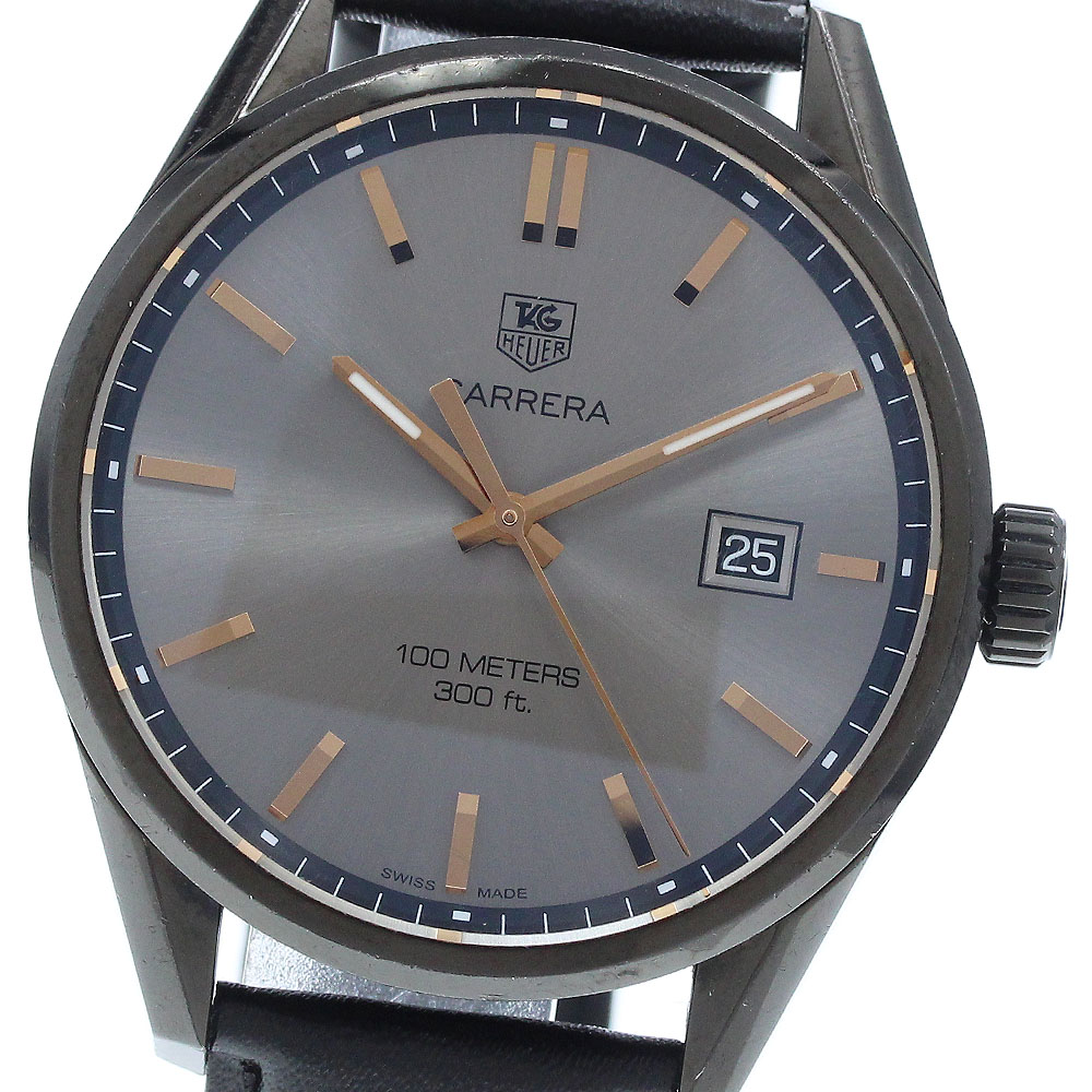 タグホイヤー TAG HEUER WAR101A.FC6367 カレラ カーラ・デルヴィーニュ デイト 石英 ボーイズ お墨付き付き添い人_938931【電子ボルト10】【中古】
