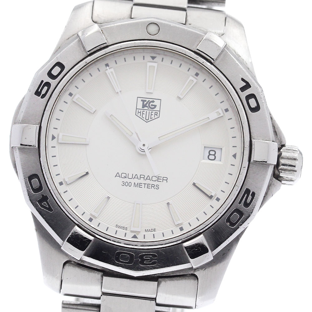 タグホイヤー TAG HEUER WAP1111 アクアレーサー デイト クォーツ メンズ _933968【中古】