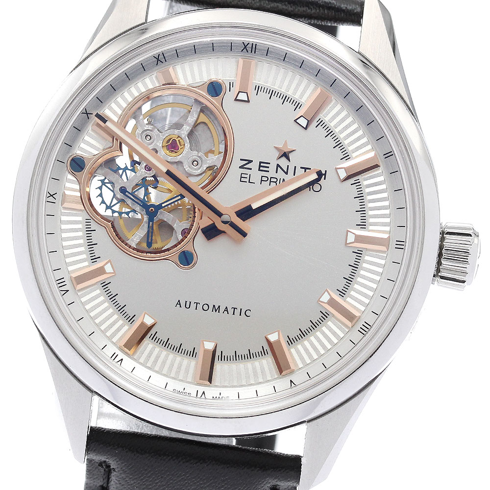 ゼニス ZENITH 03.2170.4613/01.C713 エルプリメロ シノプシス 自動巻き メンズ 良品 箱・保証書付き_938966【中古】