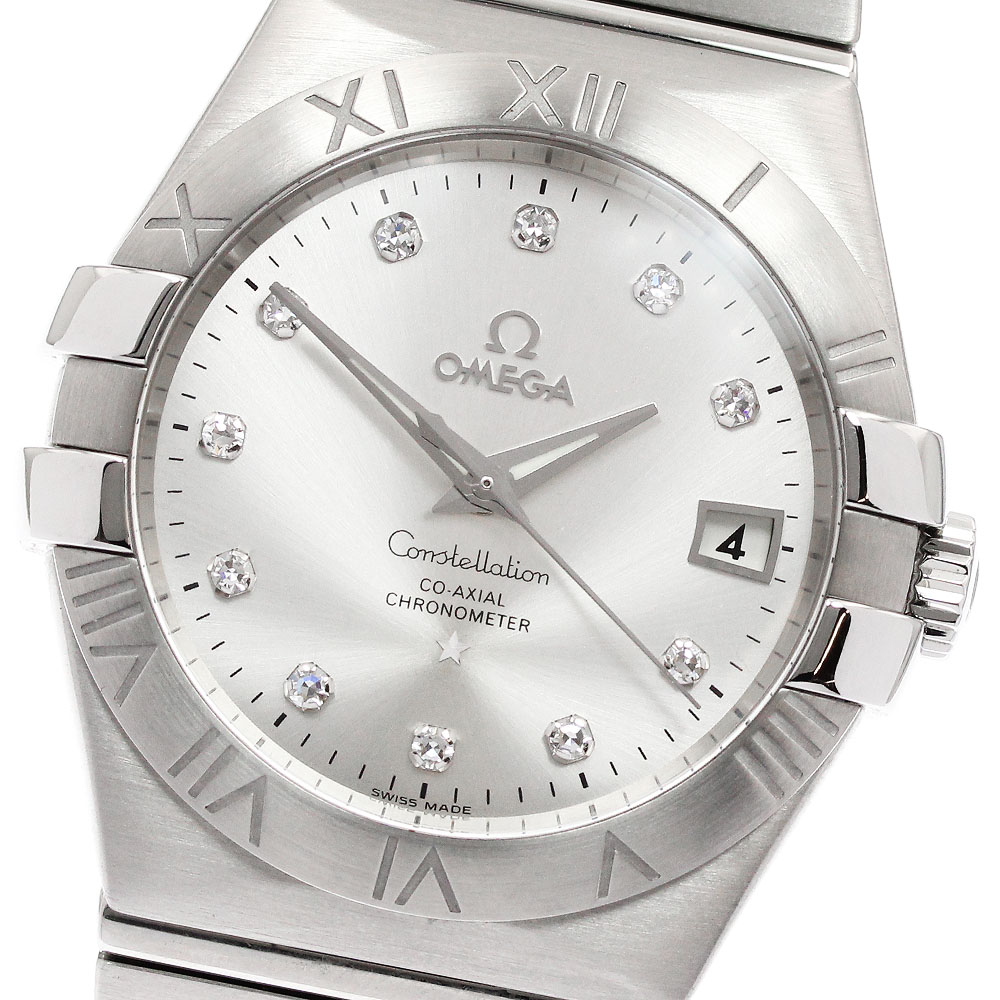 ゼロ OMEGA 123.10.35.20.52.001 コンステレーション デイト 11P時刻表 自動小銃一巻き メンズ 美品 お墨付き付き添い人_937911【中古】