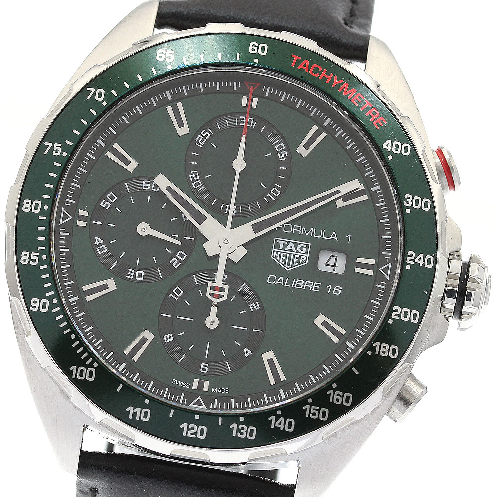 タグホイヤー TAG HEUER CAZ2016 フォーミュラー1 クロノグラフ キャリバー16 自動小銃一巻き メンズ 箱・お墨付き付き添い人_933763【中古】