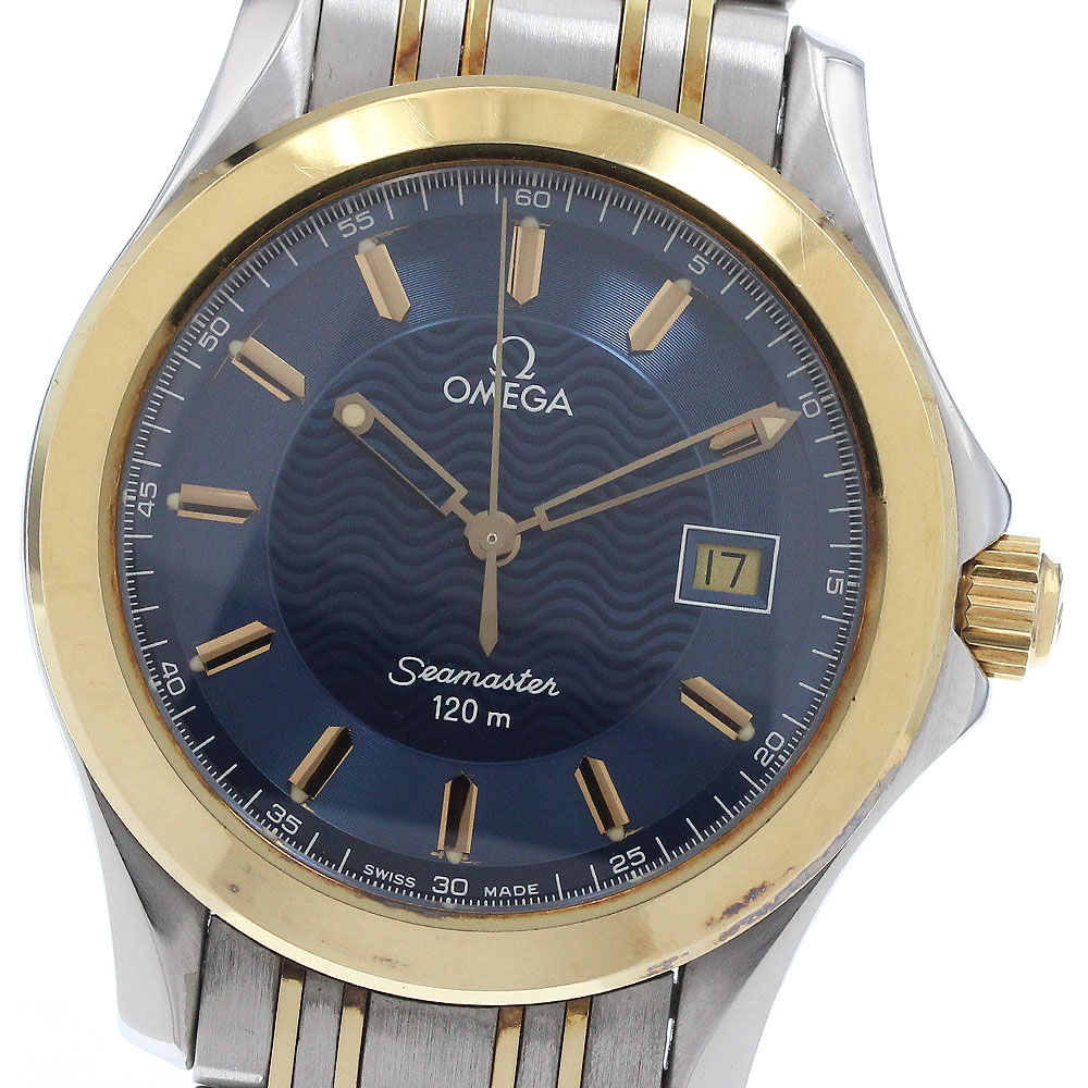 ゼロ OMEGA シーマスター120 デイト 石英 メンズ _934531【中古】