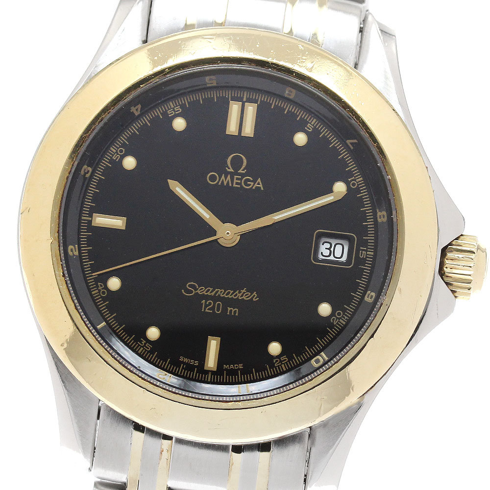 オメガ OMEGA 2311.50 シーマスター120 YGベゼル クォーツ メンズ 保証書付き_935993【中古】｜CLOSER