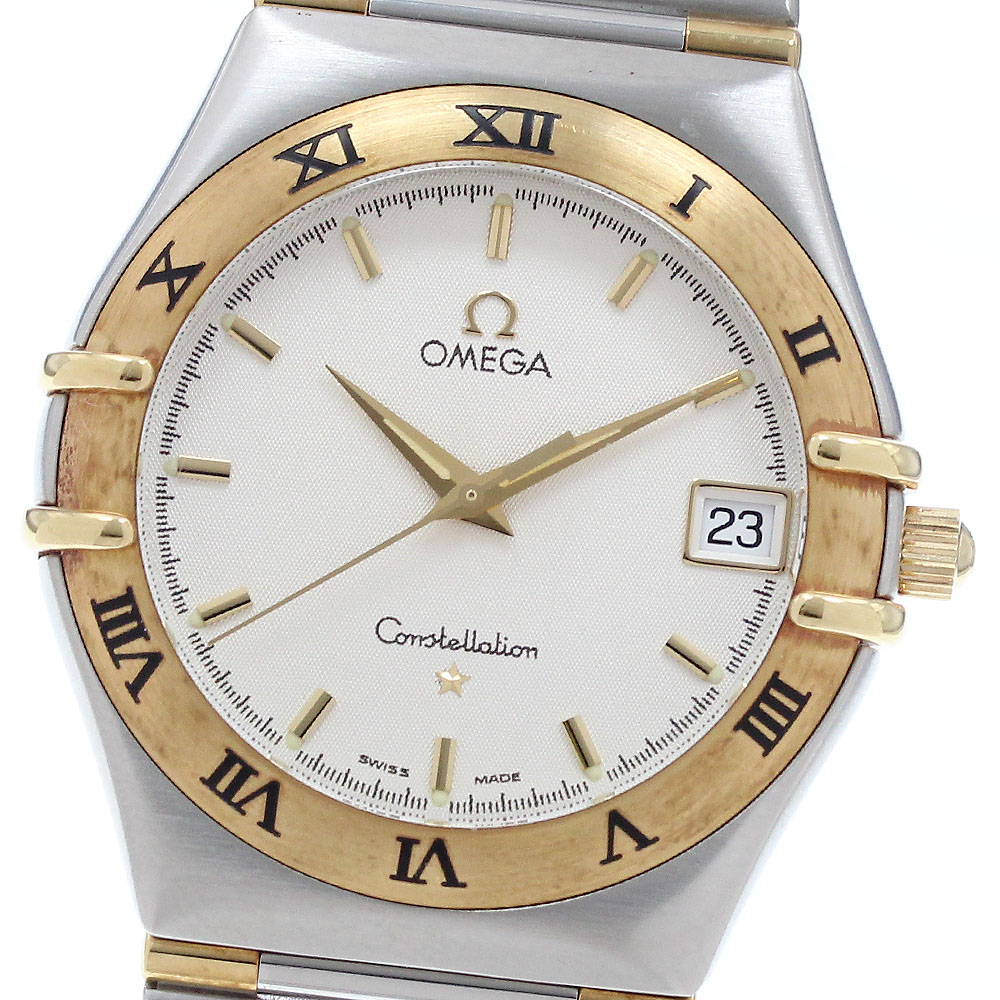 オメガ OMEGA 1312.30 コンステレーション デイト ハーフバー クォーツ メンズ 良品 保証書付き_938307【中古】
