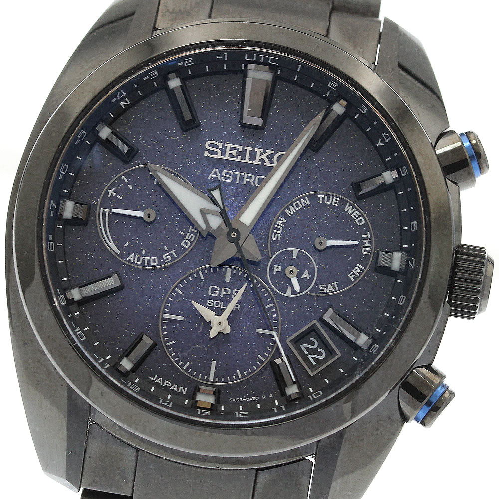 セイコー SEIKO SBXC077/5X53-0BC0 アストロン ネビュラ GPS ソーラー電磁波 メンズ 美品 箱・御墨付き付き添い人_938599【電子ボルト10】【中古】