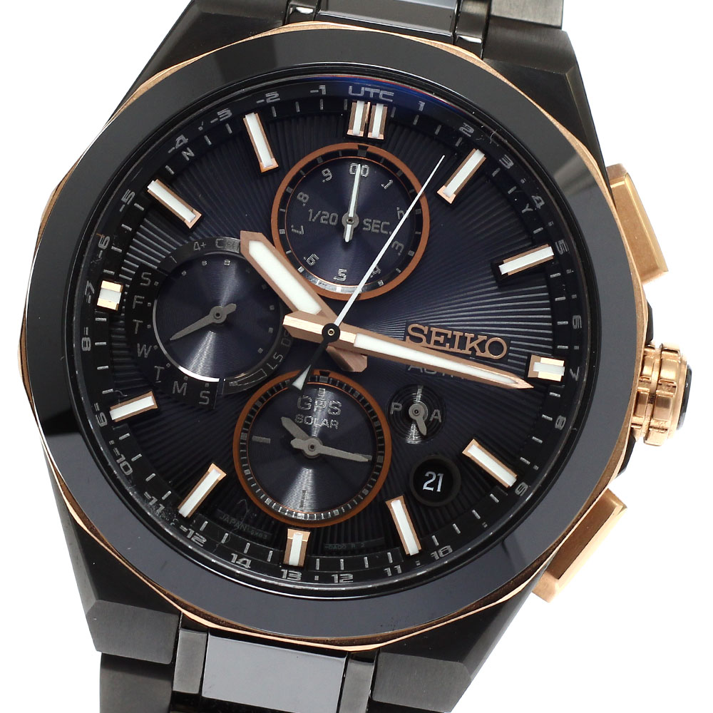 セイコー SEIKO SBXC158/5X83-0AD0-1 アストロン ネクスター 100周年祝する模範例 ソーラー電磁波 メンズ 極美品 箱・お墨付き付き添い人_938904【中古】