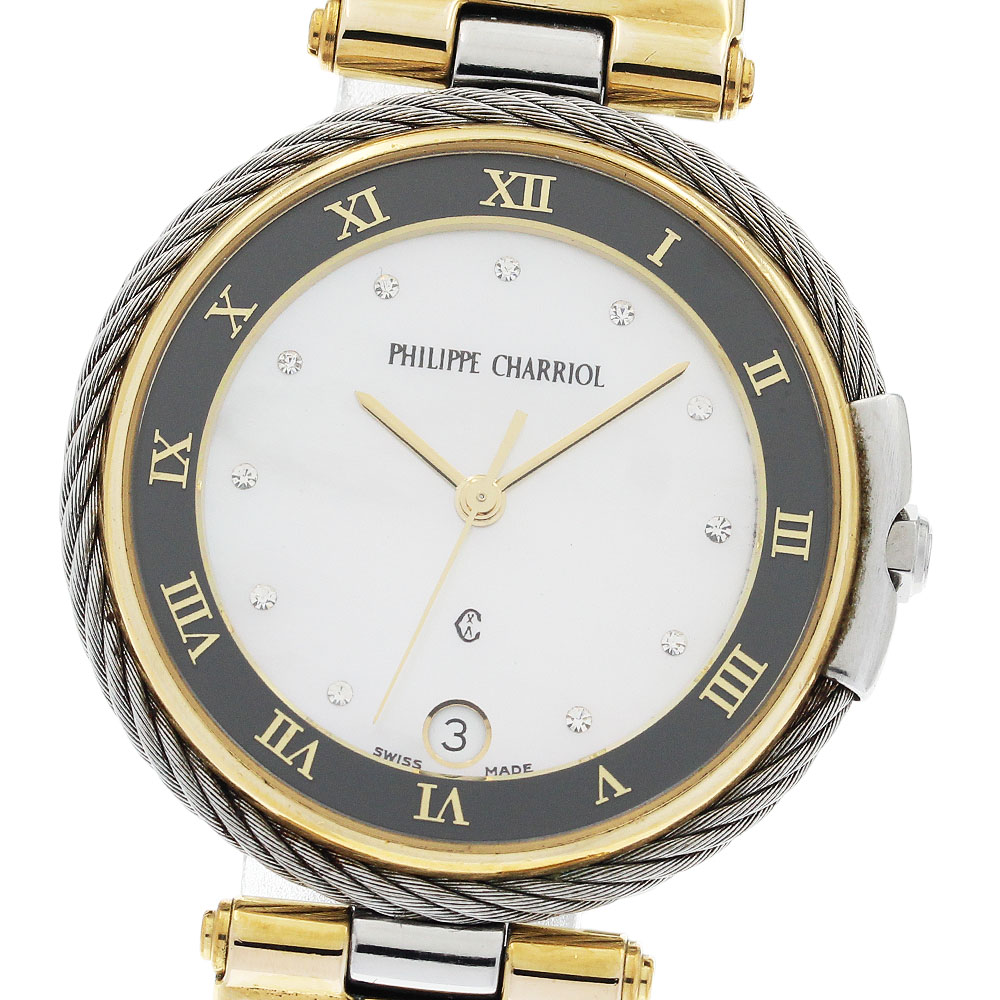 楽天市場】フィリップ・シャリオール ケルティック 腕時計 GP/SS