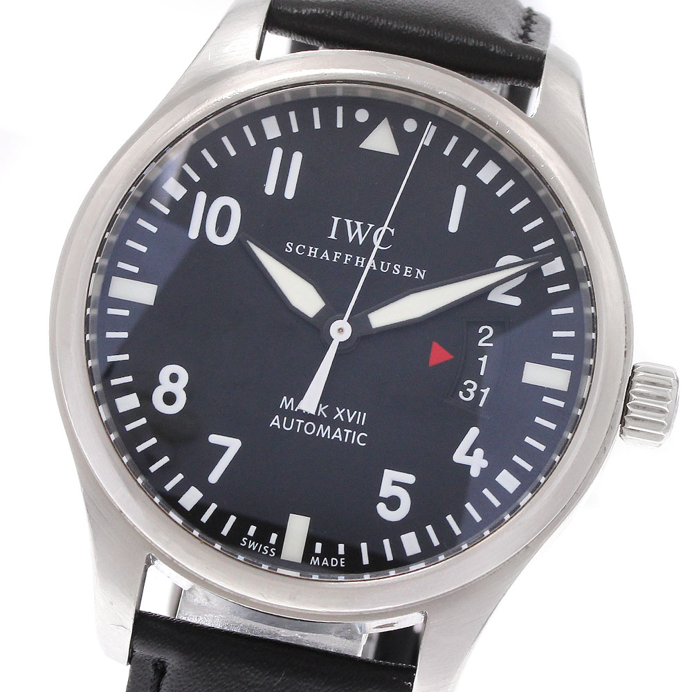 IWC IWC SCHAFFHAUSEN IW326501 パイロットウォッチ 目じるしXV2 デイト 自動小銃一巻き メンズ _937903【中古】