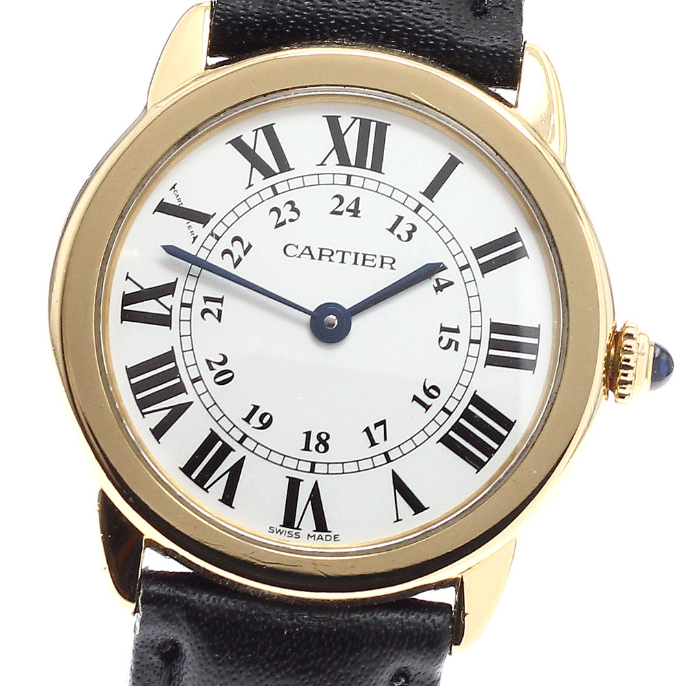 カルティエ CARTIER W6700355 ロンドソロ SM K18YG クォーツ レディース _917790【中古】｜CLOSER 207,900円